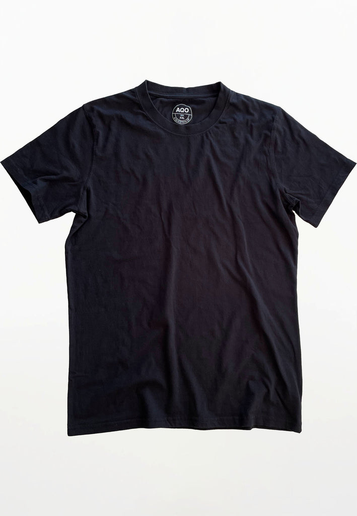 AQO (A QUESTION OF) by LEGENDS Anders Tee Garment Dyed Tee Black