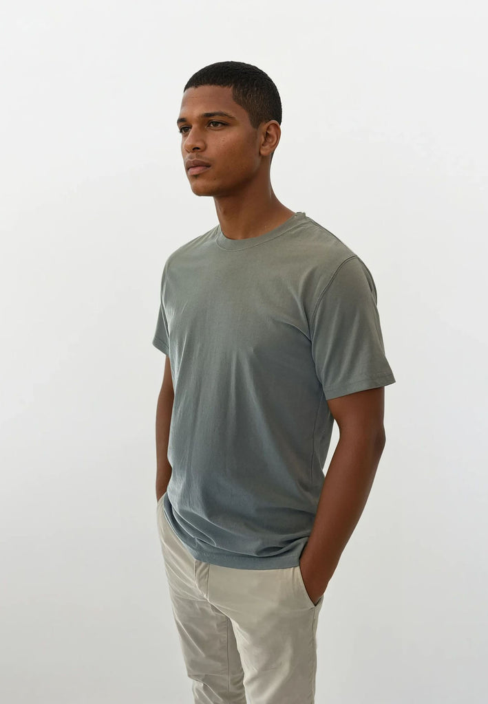 AQO (A QUESTION OF) by LEGENDS Anders Tee Garment Dyed Tee Dusty Blue