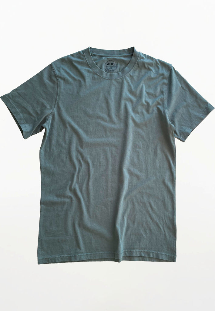 AQO (A QUESTION OF) by LEGENDS Anders Tee Garment Dyed Tee Dusty Blue