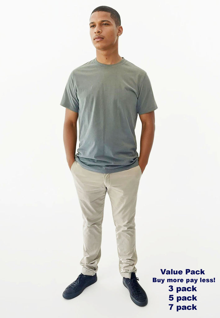 AQO (A QUESTION OF) by LEGENDS Anders Tee Garment Dyed Tee Dusty Blue