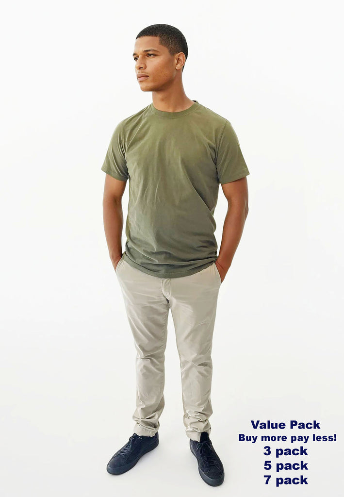 AQO (A QUESTION OF) by LEGENDS Anders Tee Garment Dyed Tee Dusty Green