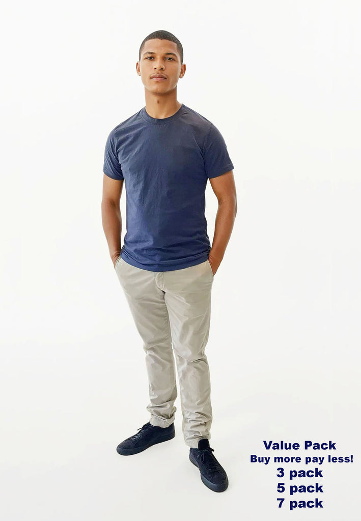 AQO (A QUESTION OF) by LEGENDS Anders Tee Garment Dyed Tee Indigo