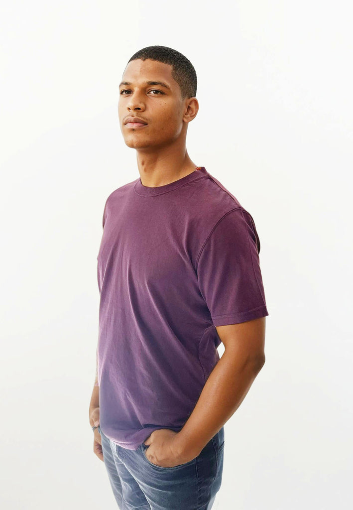 AQO (A QUESTION OF) by LEGENDS Anders Tee Garment Dyed Tee Plum