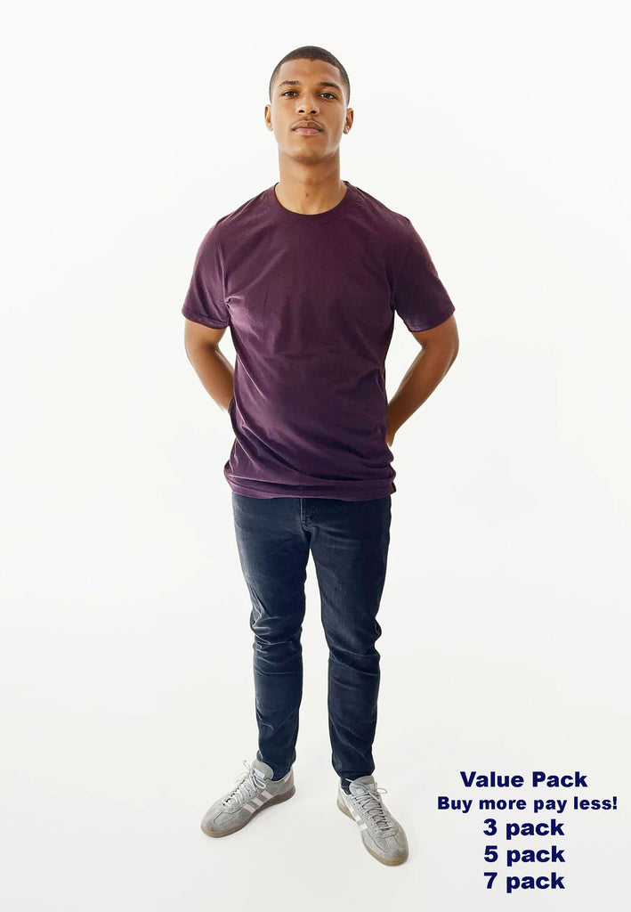 AQO (A QUESTION OF) by LEGENDS Anders Tee Garment Dyed Tee Plum