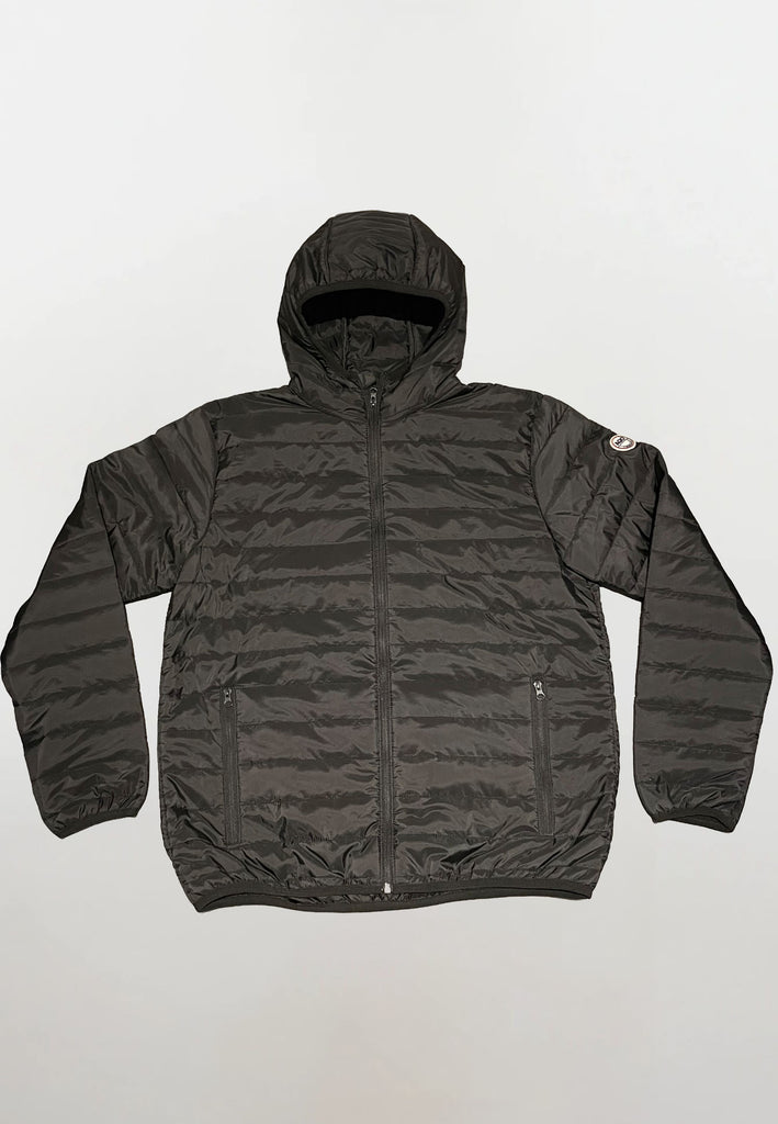AQO (A QUESTION OF) by LEGENDS Benn Light Down Hood Jacket Jacket Black