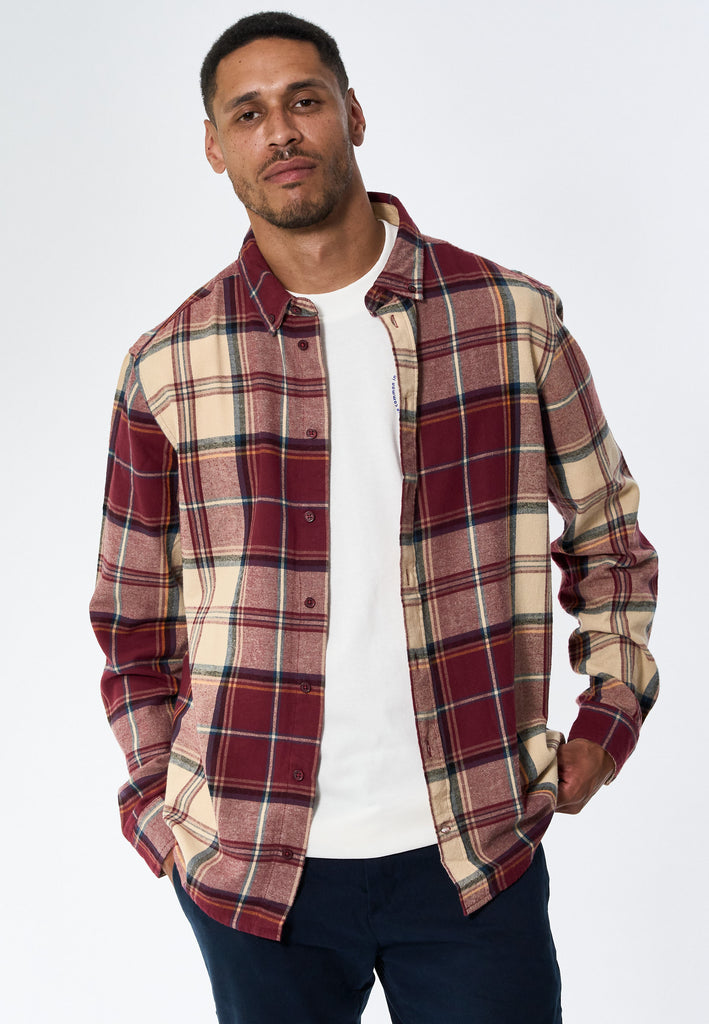 Legends Humphrey Flannel check shirt Shirts L/S Decadent Chocolate