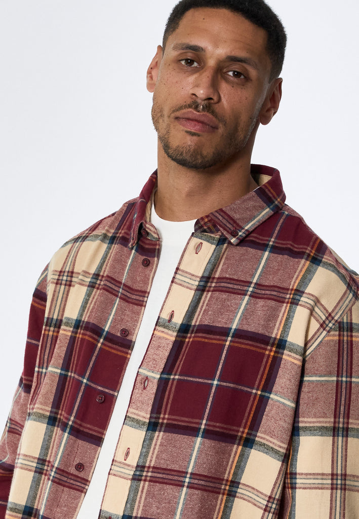 Legends Humphrey Flannel check shirt Shirts L/S Decadent Chocolate