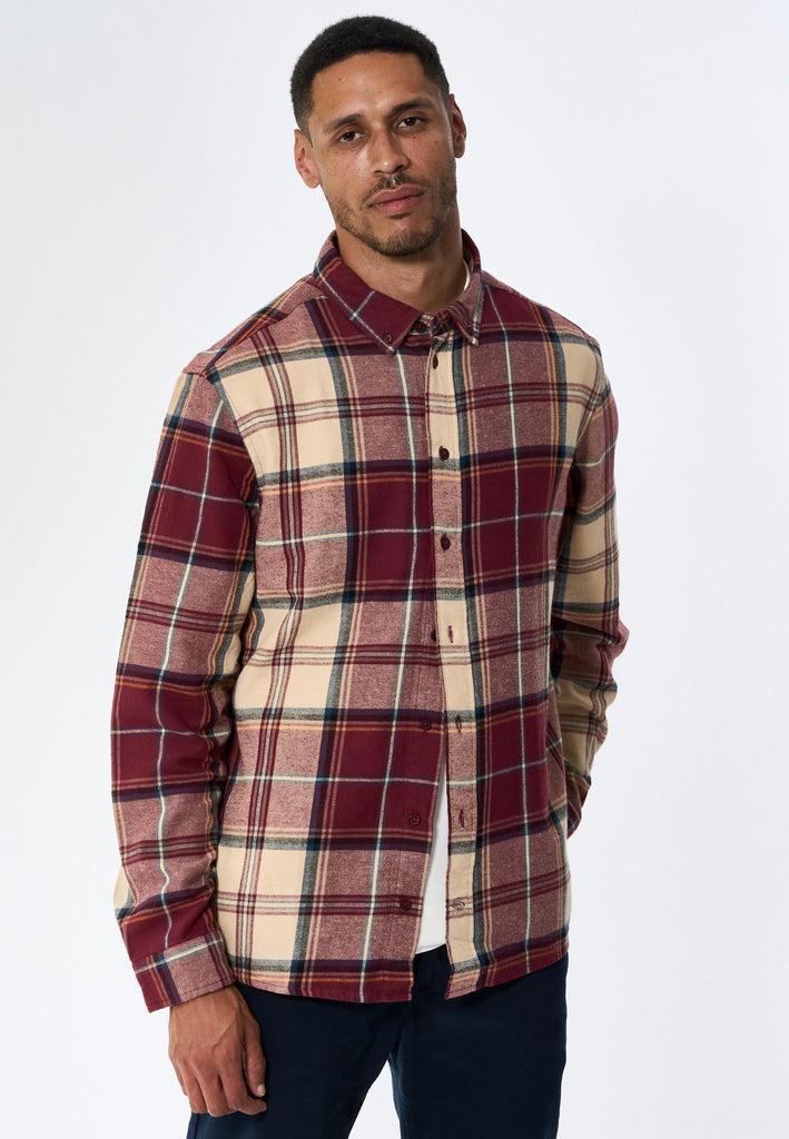 Legends Humphrey Flannel check shirt Shirts L/S Decadent Chocolate