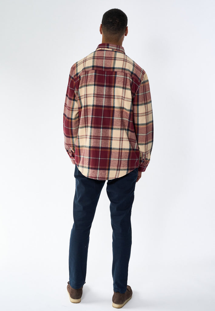 Legends Humphrey Flannel check shirt Shirts L/S Decadent Chocolate