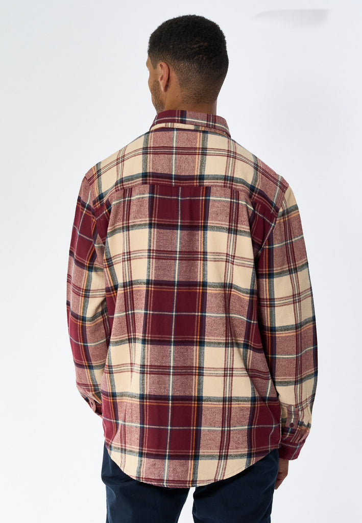 Legends Humphrey Flannel check shirt Shirts L/S Decadent Chocolate