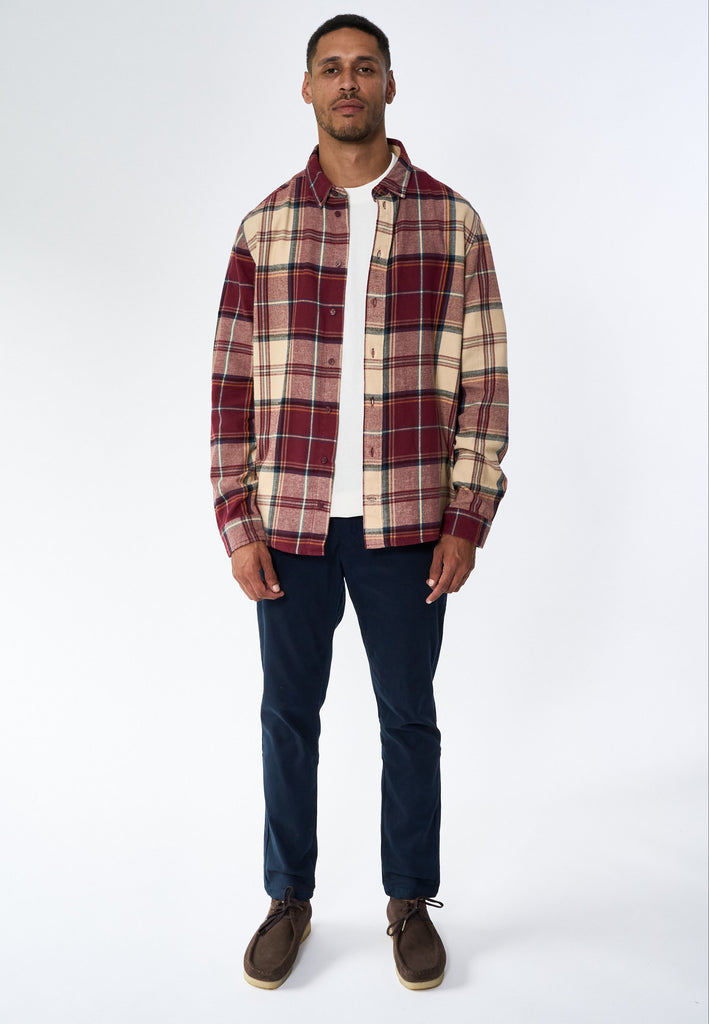 Legends Humphrey Flannel check shirt Shirts L/S Decadent Chocolate