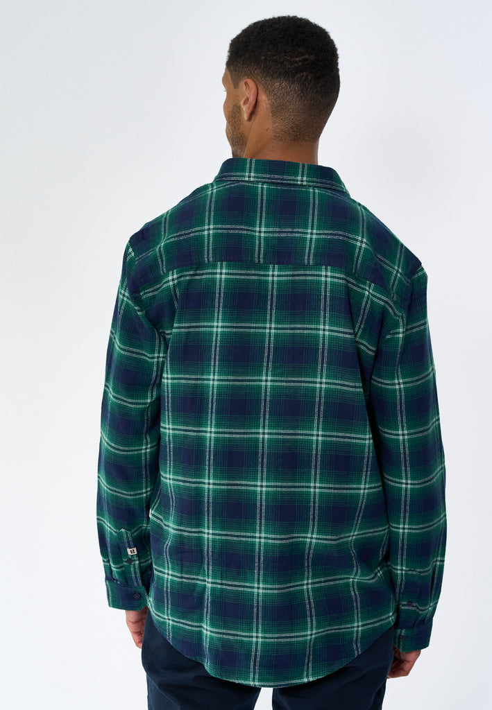 Legends Humphrey Flannel check shirt Shirts L/S Varsity Green