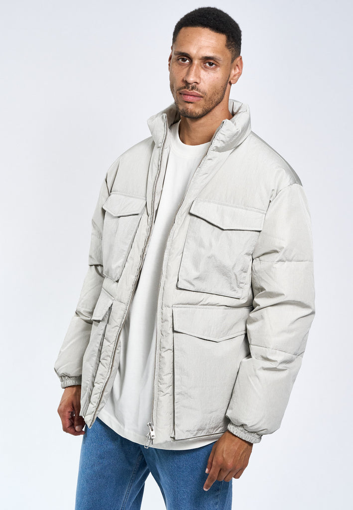 Legends Laudo Puffer Jacket Jacket Grey