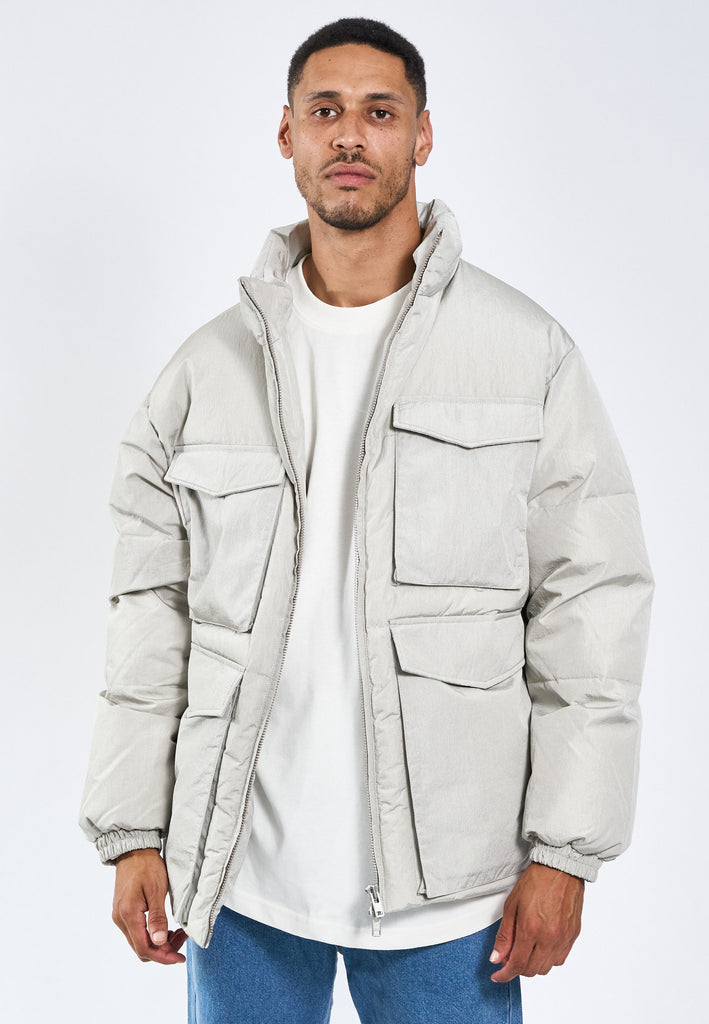 Legends Laudo Puffer Jacket Jacket Grey