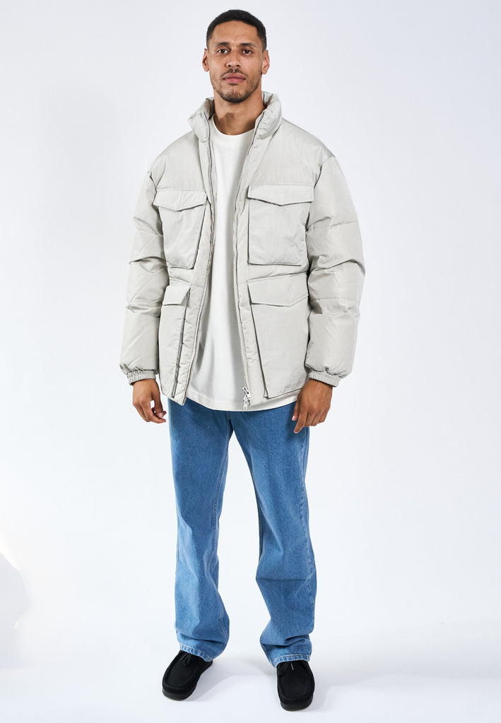 Legends Laudo Puffer Jacket Jacket Grey