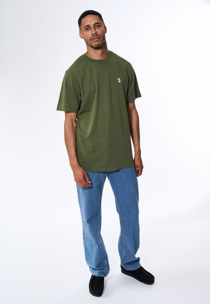 AQO (A QUESTION OF) Logo Tee Tee Moss Green