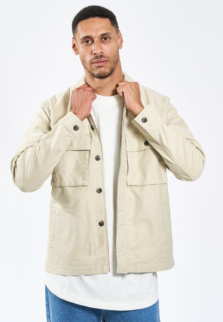 Legends Monterey Overshirt Overshirt Bone White