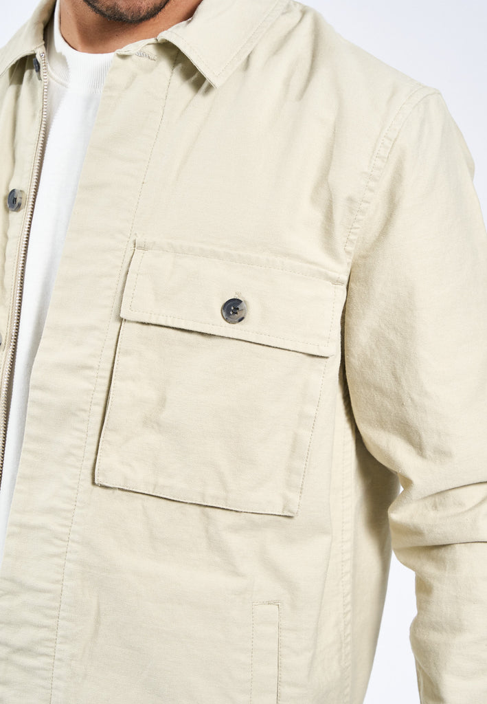 Legends Monterey Overshirt Overshirt Bone White