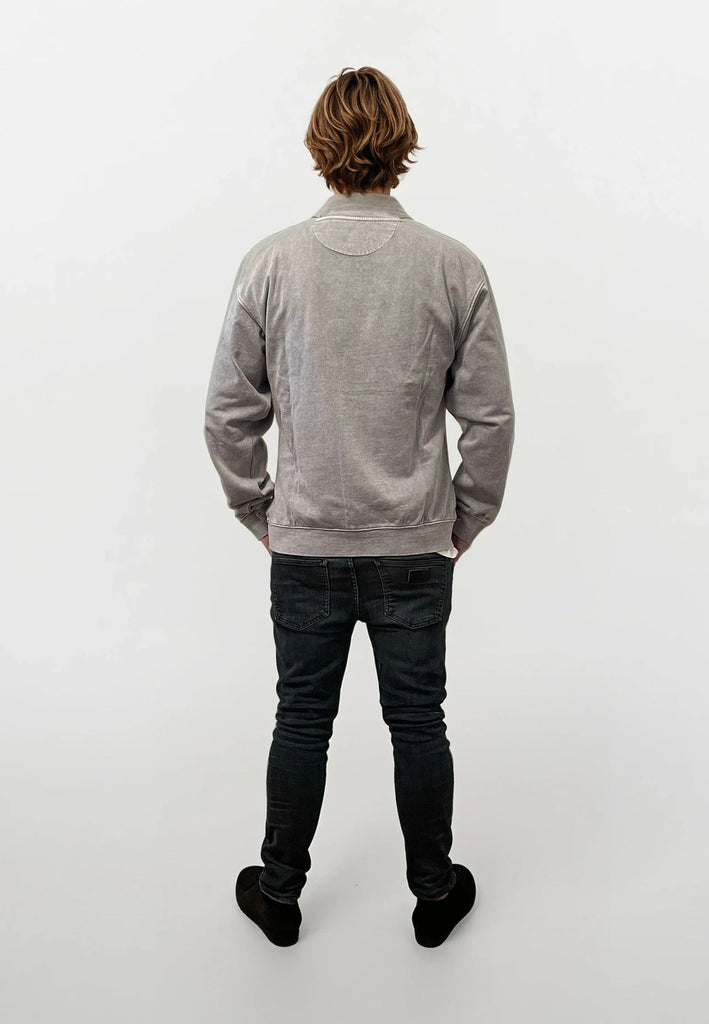AQO (A QUESTION OF) by LEGENDS Ollie Crewneck Acid Wash Sweat Grey