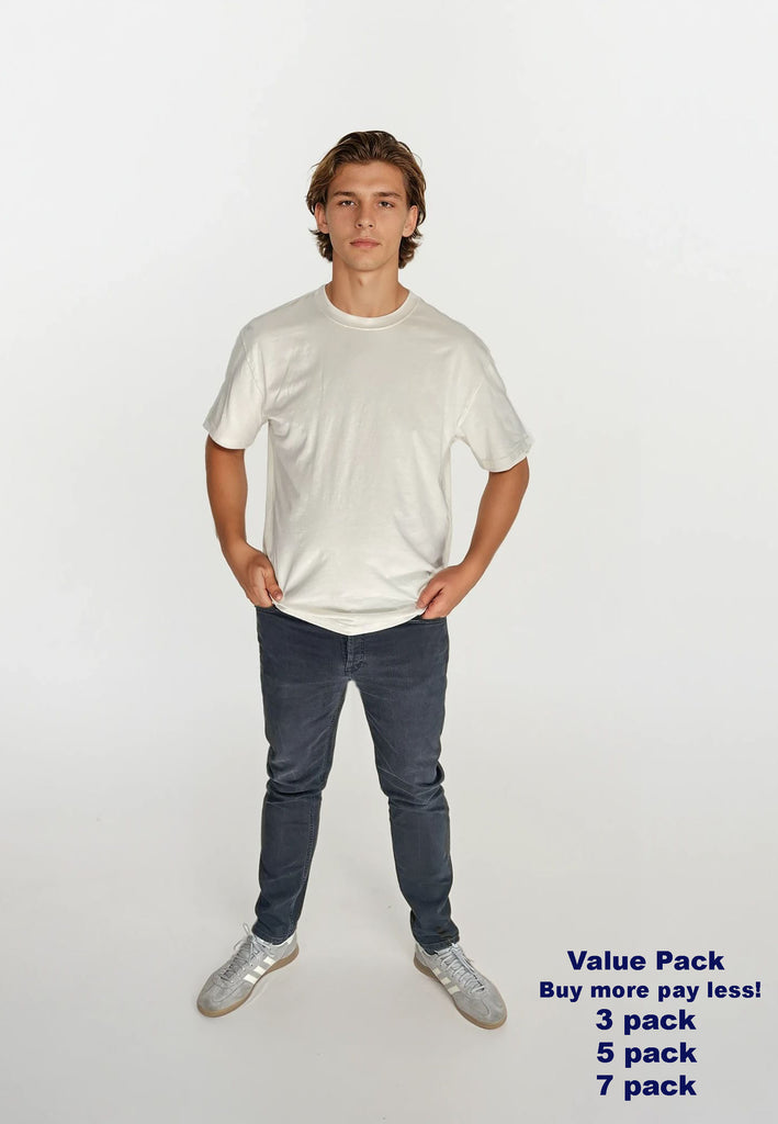 AQO (A QUESTION OF) by LEGENDS Ozzy Tee Acid Wash Tee Off White