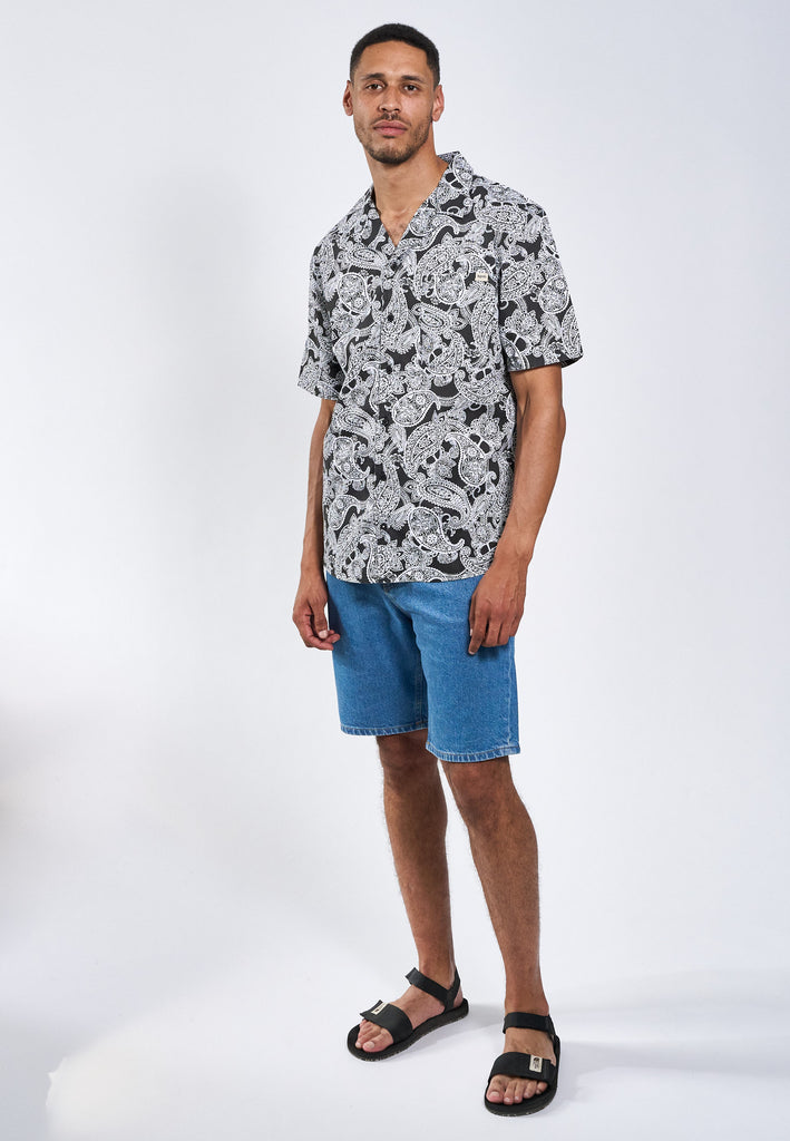 Legends Sean Paisley Cuba SS shirt Shirts S/S Black