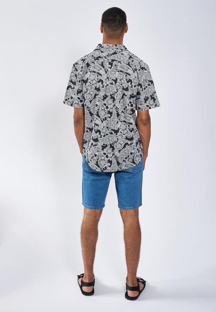 Legends Sean Paisley Cuba SS shirt Shirts S/S Black