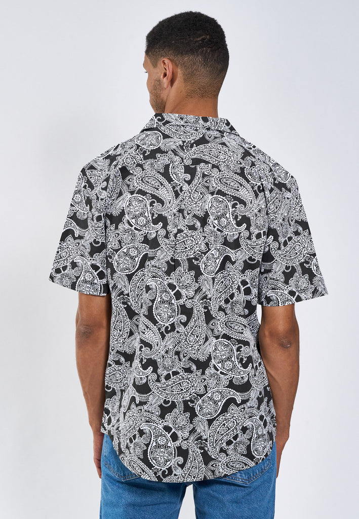 Legends Sean Paisley Cuba SS shirt Shirts S/S Black