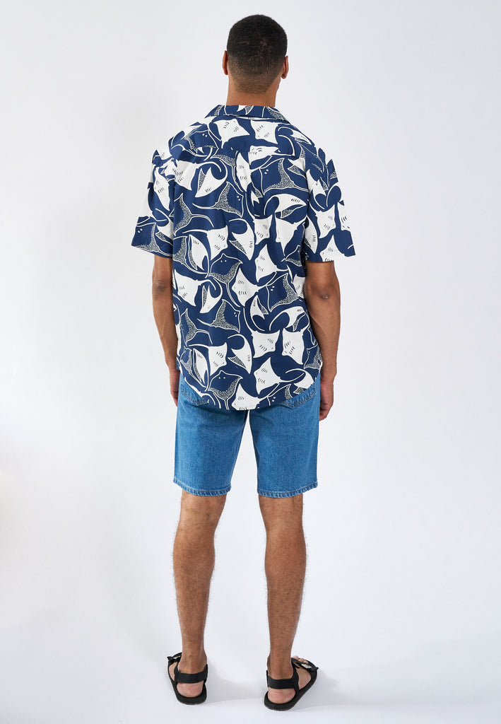 Legends Sean Sting Ray Cuba SS shirt Shirts S/S Navy