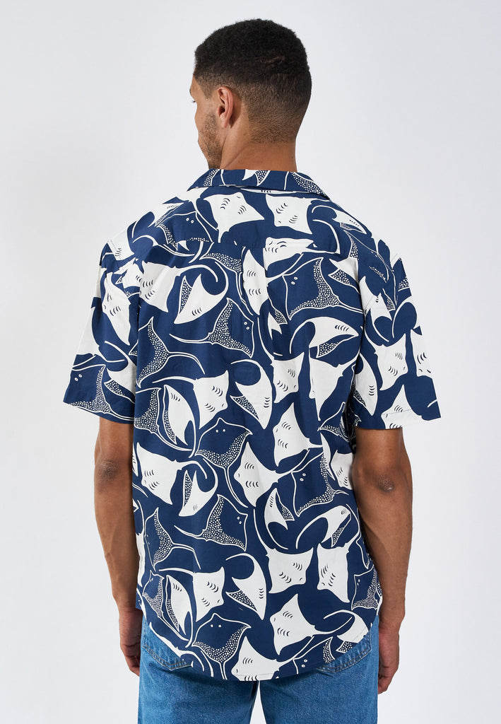 Legends Sean Sting Ray Cuba SS shirt Shirts S/S Navy