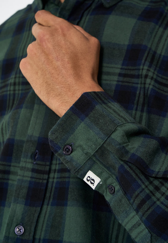 Legends Shirt flanel Check Shirts L/S Mallard Green