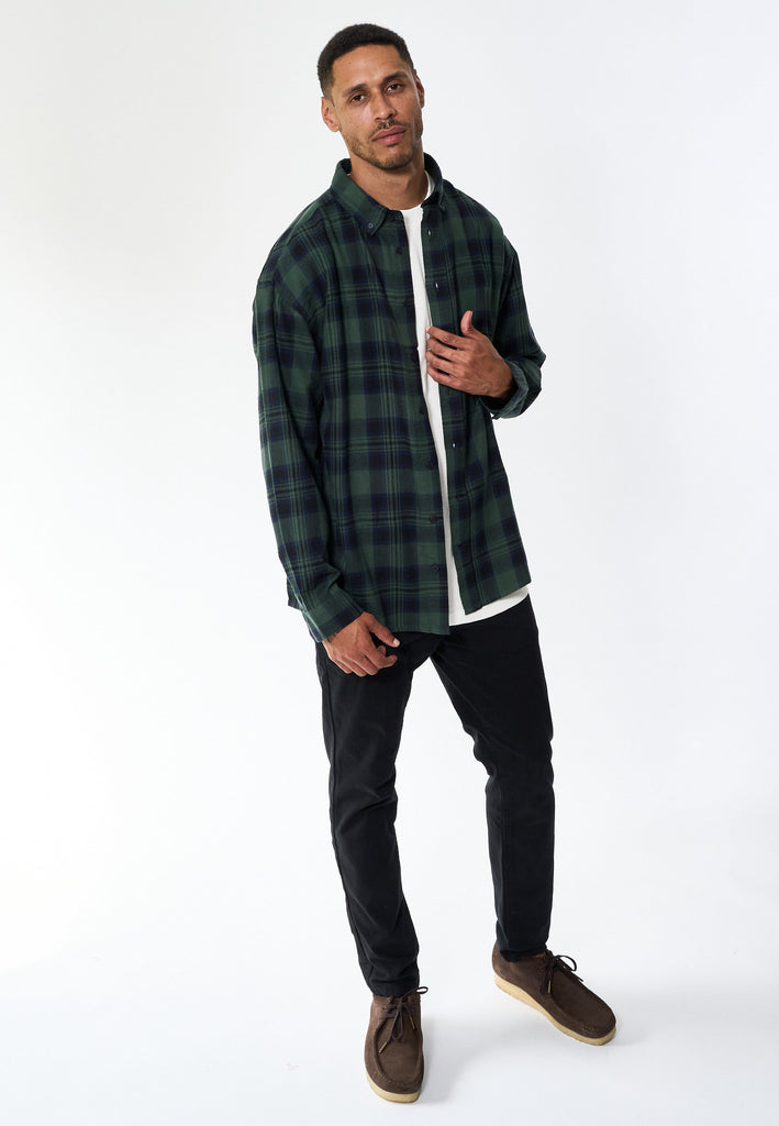 Legends Shirt flanel Check Shirts L/S Mallard Green