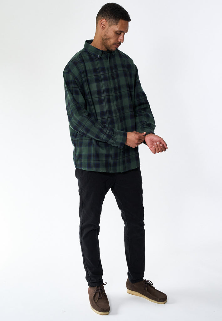 Legends Shirt flanel Check Shirts L/S Mallard Green