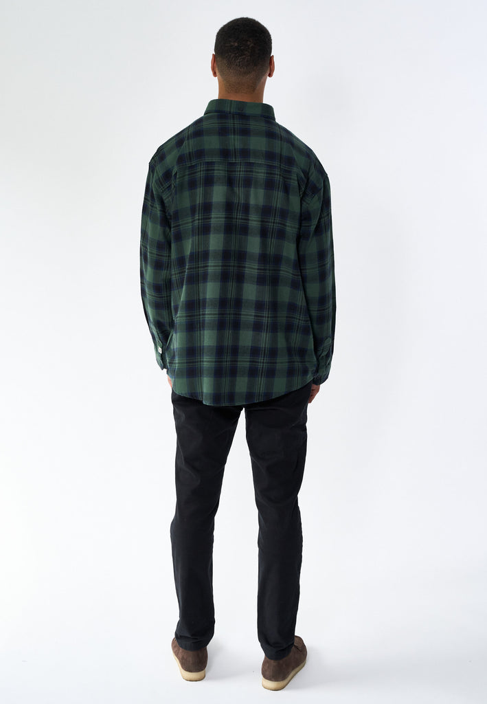 Legends Shirt flanel Check Shirts L/S Mallard Green