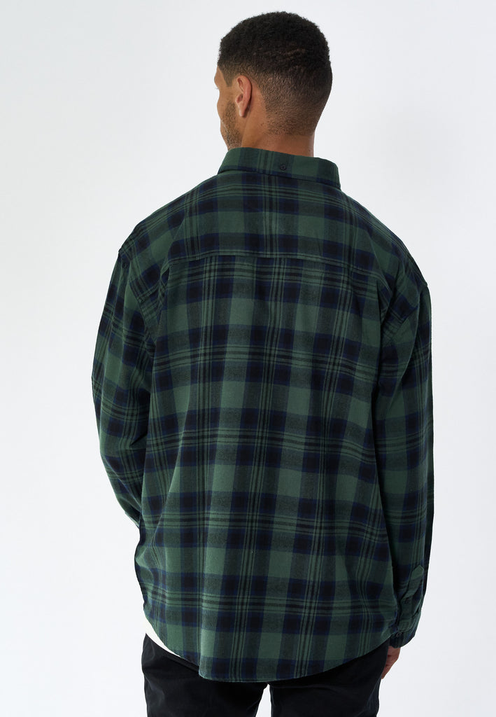 Legends Shirt flanel Check Shirts L/S Mallard Green