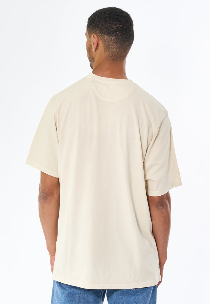 AQO (A QUESTION OF) Tee Print Emb Tee Angora